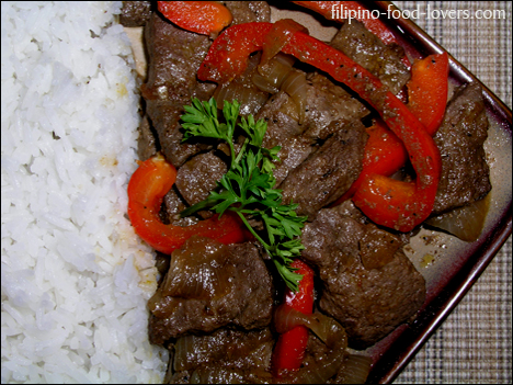 Sauteed Beef Liver - Ginisang atay ng baka