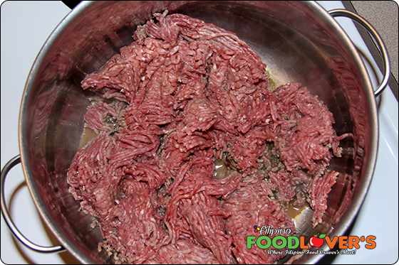 Browning Ground Beef