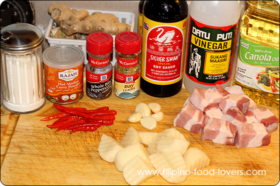 Adobo Ingredients