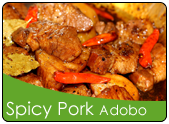 Spicy Pork Adobo with Curry Powder