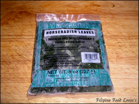 Frozen Mallunggay Leaves / Horseradish Leaves 