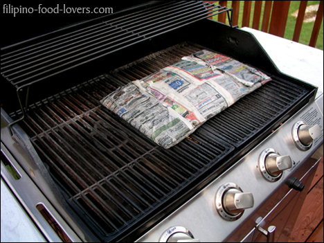 Fish on the grill