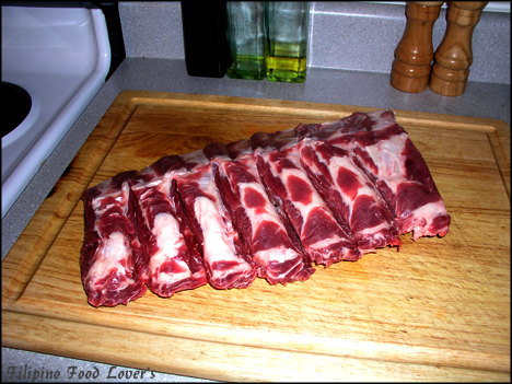 Beef back ribs