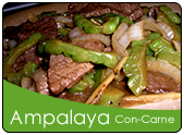 Ginisang ampalaya with beef