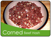 Corned beef on a plate, ginisang corn beef