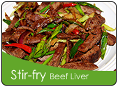 Stir-fry Beef Liver