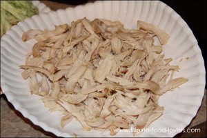 Shedded Chicken Breast