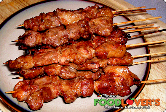 Pinoy Pork BBQ - Filipino Pork Skeweres