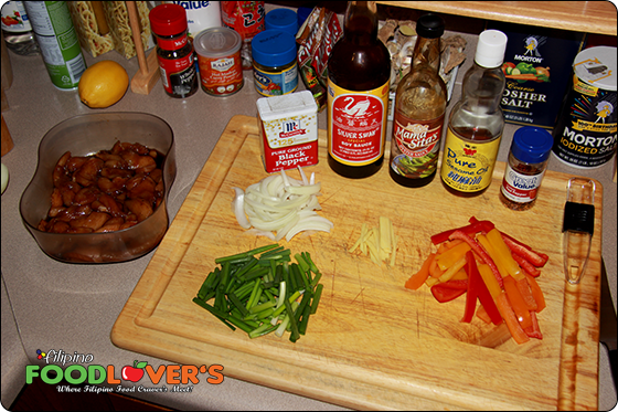 Chicken Stir-fry - Ingredients